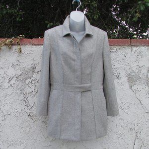 Philippe Adec gray wool blend blazer 42/10